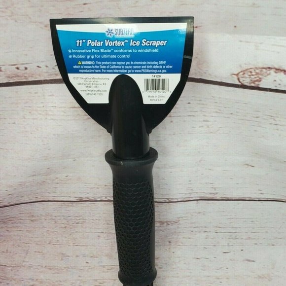 Subzero Polar Vortex Ice Scraper with 11" Non-Slip Grip Handle Winter Tools - Picture 2 of 9